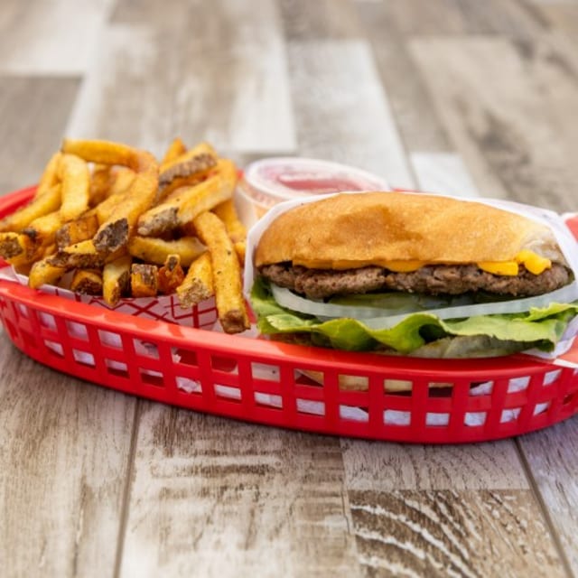 Regular Cheese Burger.