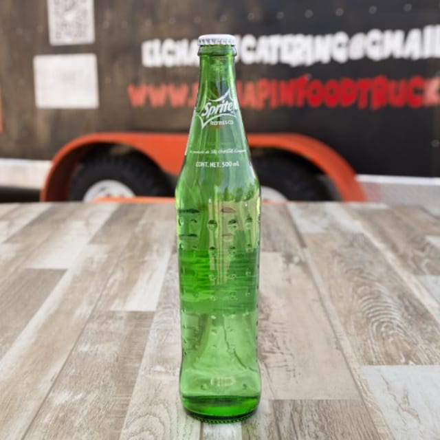 Glass Bottle Sprite.