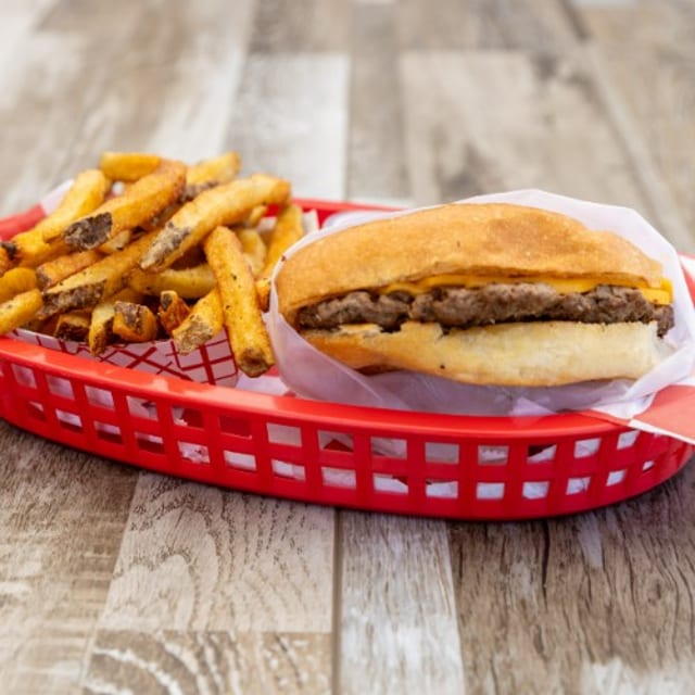 Kids Cheese Burgers.