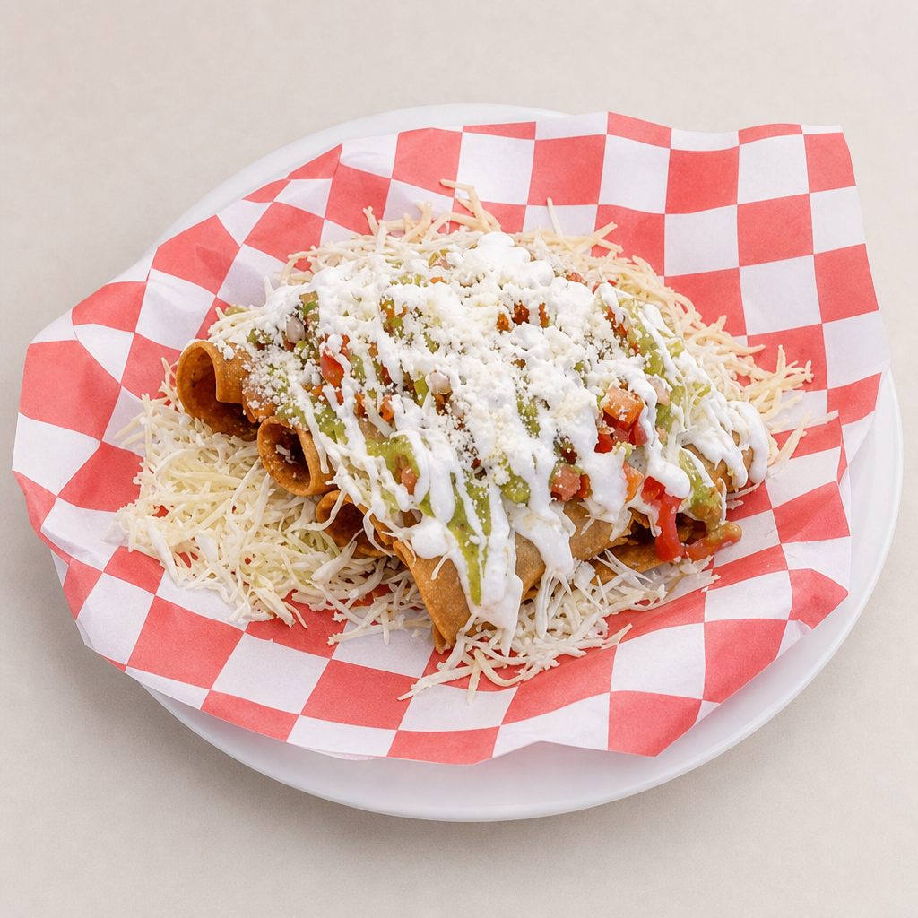 Taquitos Chapines Plate.