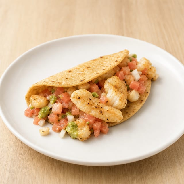 Grilled Shrimp Taco.