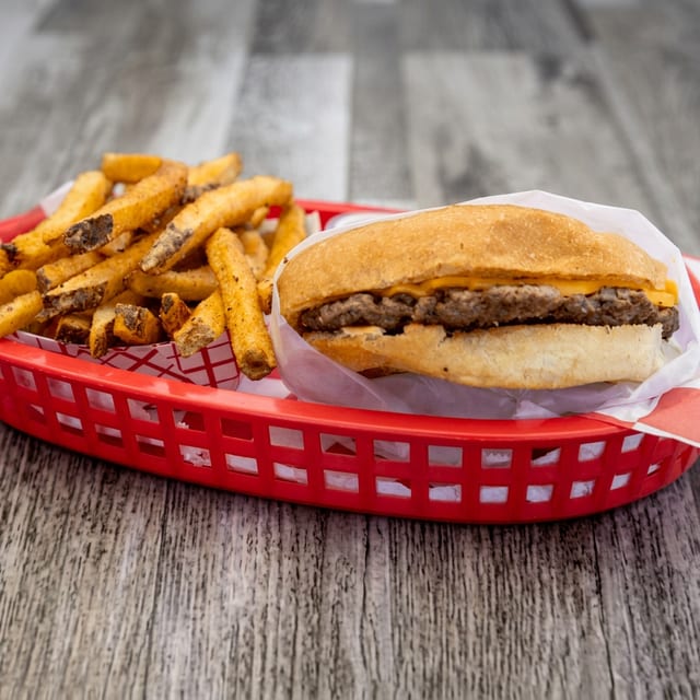 Kids Cheese Burgers.