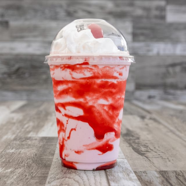 Strawberry Ice Cream Milkshake.